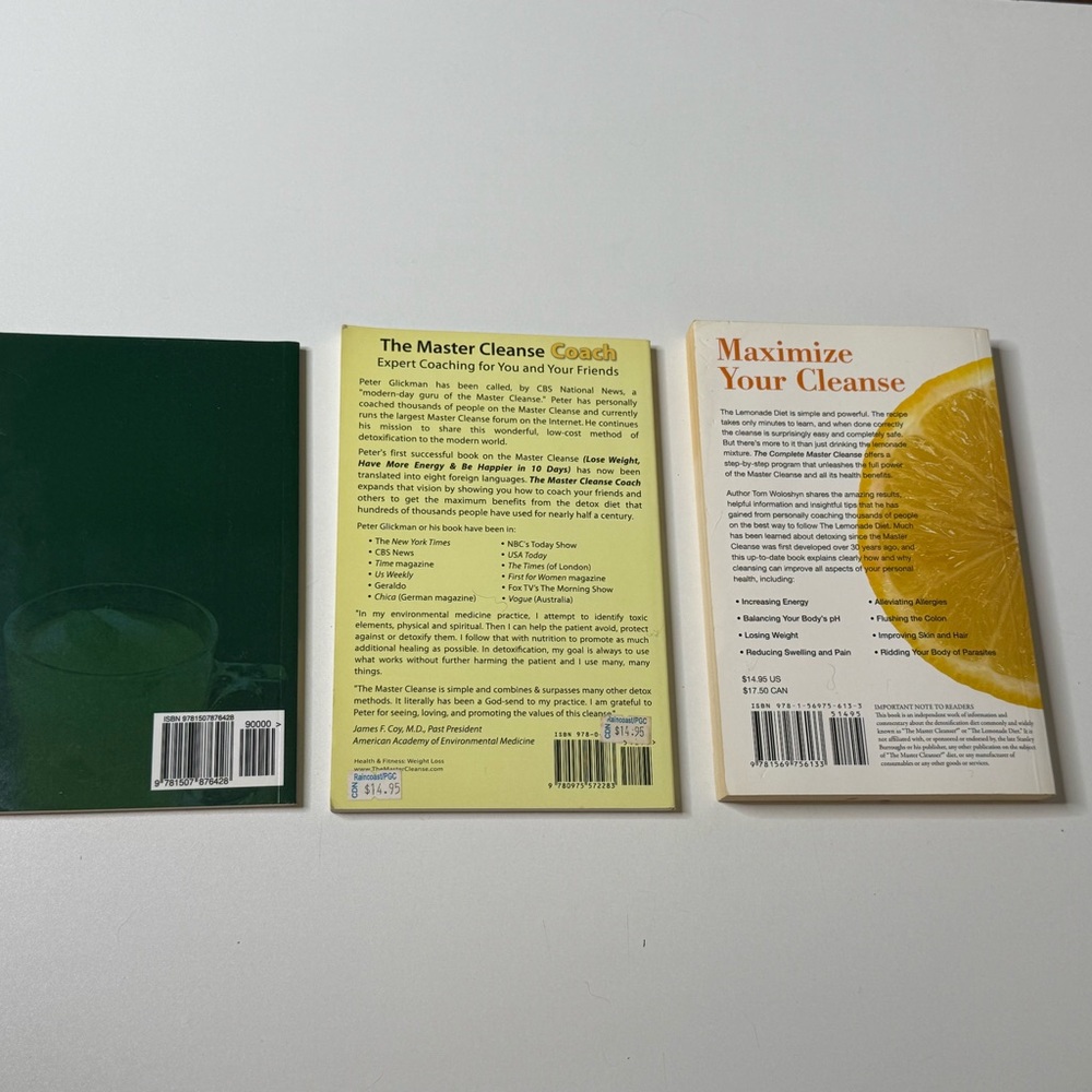 Master Cleanse Book Set - Picture 2 of 9